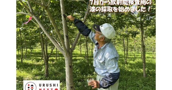 めざせ漆の里　飯舘村の未来のために！